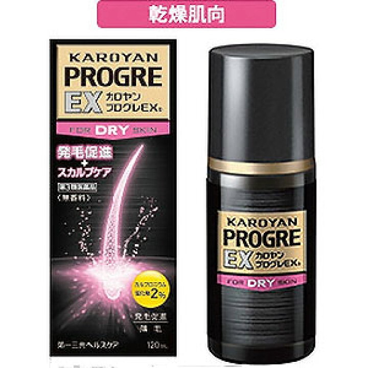【第3類医薬品】 カロヤン プログレ EXドライ 120ml くすりの勉強堂@最新健康情報 カロヤンプログレEX 120ml (6041962)