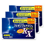 【第2類医薬品】フェキソフェナジン錠 RX ジュニア 鼻炎薬 40錠 3個セット 花粉症薬 アレルギー専用 ※セ…