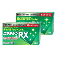 【第2類医薬品】ロラタジンRX 40錠 2個セット 花粉症薬 鼻炎薬 アレルギー専用 鼻炎 花粉症 アレルギー性…