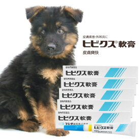 動物用医薬品 ヒビクス軟膏 犬猫用 7.5ml×5個セット メール便送料無料