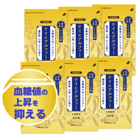 【第3類医薬品】ケイヒアルファー錠 生薬製剤 360錠 6個セット 送料無料 あす楽対応/漢方 生薬 糖尿病 薬 血糖値 下げる 高血糖/血糖値の上昇を抑える