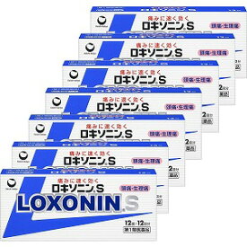 【第1類医薬品】 ロキソニンS 12錠×7個セット ※セルフメディケーション税制対象商品 メール便送料無料