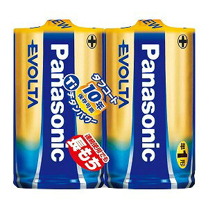 パナソニック アルカリ乾電池 エボルタ 単1形 2本パック LR20EJ/2SE