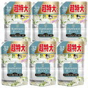 レノア ハピネス 夢ふわタッチ ホワイトティーの香り つめかえ用 超特大 1220mL×6個セット (※アウトレット品)