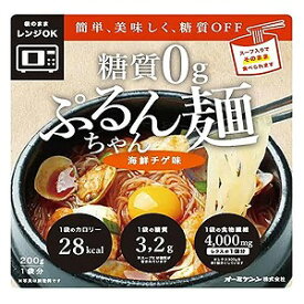 糖質0g ぷるんちゃん麺 海鮮チゲ味 200g