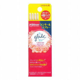 ジョンソン グレード 消臭センサー&スプレー ロマンティックフローラル つけかえ用 4個パック