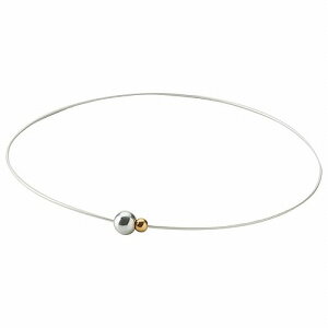 RAKUWAネックレス EXTREME ミラーボールツイン シルバー/ゴールド 40cm メール便送料無料