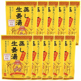 蒸し生姜湯 16g×5袋入×10個セット 送料無料