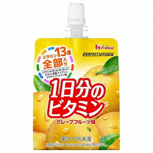 パーフェクトビタミン 1日分のビタミンゼリー グレープフルーツ 180g×24個 (1セット)