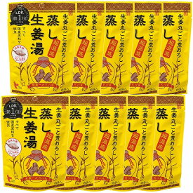 蒸し生姜湯 16g×4袋入×10個セット 送料無料