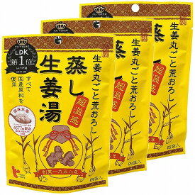 蒸し生姜湯 16g×4袋入×3個セット メール便送料無料