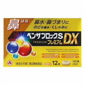 【第(2)類医薬品】ベンザブロックSプレミアムDX 12カプレット ※セルフメディケーション税制対象商品 メール便送料無料