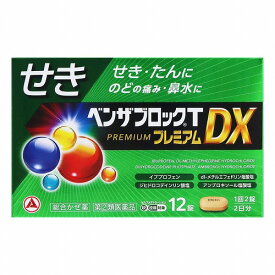 【第(2)類医薬品】ベンザブロックTプレミアムDX 12カプレット ※セルフメディケーション税制対象商品 メール便送料無料
