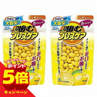 【エントリーでP5倍】噛むブレスケア パウチ レモンミント 100粒 ×2個セット メール便送料無料
