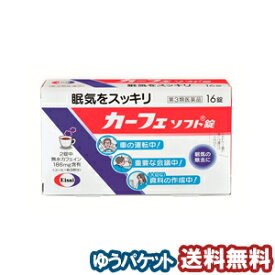 【第3類医薬品】 カーフェソフト 16錠 メール便送料無料