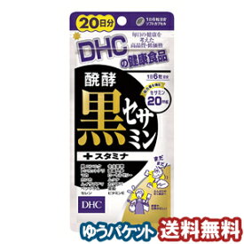 DHC 20日分 醗酵黒セサミン＋スタミナ 120粒 メール便送料無料