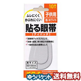 大洋製薬 貼る眼帯アイパッチ 子供用 10枚入 メール便送料無料