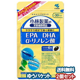 小林製薬 DHA EPA α-リノレン酸 180粒（約30日分）×2個セット メール便送料無料