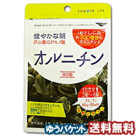 サプリアート 健やかオルニチン 90粒 メール便送料無料