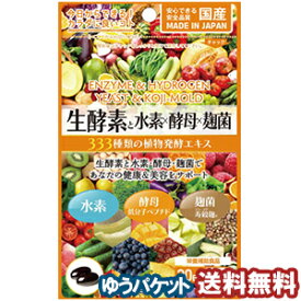 ミナミヘルシーフーズ　生酵素と水素*酵母*麹菌　60球 メール便送料無料