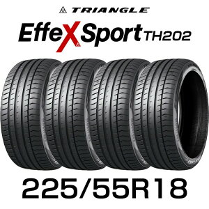 �y�^�C�������\�z�y���������z�y2024�N���z225/55R18-102Y 18�C���`�^�C�� TRIANGLE EffeX Sport TH202 �y�^�C��4�{�Z�b�g�z������ 225/55R18 22555R18 2255518 225/55/18 �g���C�A���O�� �^�C�� ������ �^�C�� �T