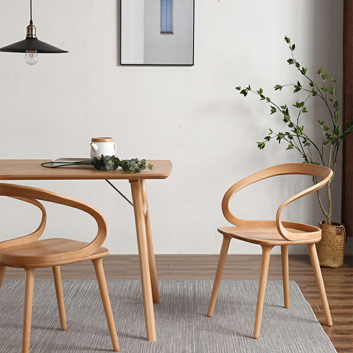 楽天市場】【☆一部予約品】DiningChair 木製ダイニングチェア WAVE 