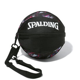 ボールバッグ マーブル ブラックネオン 49-001MBN | 正規品 SPALDING スポルディング バスケットボール バスケ バッグ ボールケース ボール バッグ 1個 メンズ レディース ジュニア オシャレ