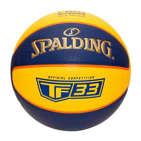 TF33 オフィシャルゲームボール 6号球 76-862Z | 正規品 SPALDING スポルディング バスケットボール バスケ FIBA 6号 3X3 革 人工皮革 屋内 室内