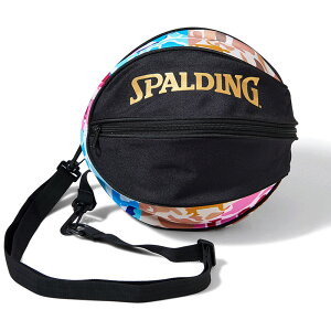 ボールバッグ ボーラーカモ 49-001BLC | 正規品 SPALDING スポルディング バスケットボール バスケ バッグ ボールケース ボール バッグ 1個 メンズ レディース ジュニア 男性 女性 子供ユニセック