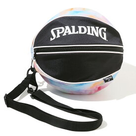 ボールバッグ タイダイ レインボー 49-001TD | 正規品 SPALDING スポルディング バスケットボール バスケ バッグ ボールケース ボール バッグ 1個 メンズ レディース ジュニア 男女兼用 おしゃれ オシャレ