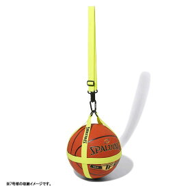 バスケットボールハーネス ライムグリーン 50-013LG | 正規品 SPALDING スポルディング バスケットボール バスケ バッグ ボールケース ボール バッグ 1個ジュニア オシャレ