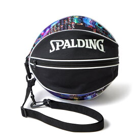 ボールバッグ デジタルノイズ ブラック 49-001DNB | 正規品 SPALDING スポルディング バスケットボール バスケ バッグ ボールケース ボール バッグ 1個 メンズ レディース ジュニア オシャレ