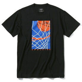 Tシャツ リムショット SMT22021 | 正規品 SPALDING スポルディング バスケットボール バスケ ウェア 練習着 半袖 シャツ メンズ レディース