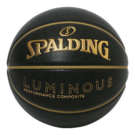 ルミナス コンポジット ブラック×ゴールド 5号球 77-860J | 正規品 SPALDING スポルディング バスケットボール バスケ 5号 ジュニア 皮 革 人工皮革 屋内 室内