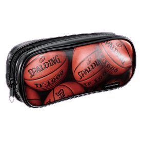 プリントペンケース オレンジ SPF130D | 正規品 SPALDING スポルディング バスケットボール バスケ アクセサリー 小物