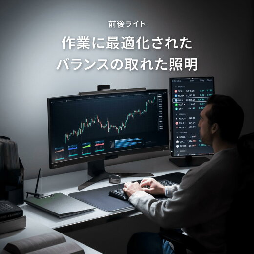 ScreenBarHalo2スクリーンバーハロー2モニターライトモニター掛け式ライトデスクライトUSBライト自動調光ワイアレスリモコン間接照明モード湾曲モニター対応