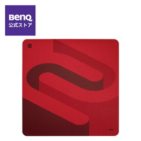 【BenQ公式店】BenQ ベンキュー ZOWIE H-SR-SE ROUGE II ゲーミングマウスパッド 布製 クロス ラバーベース 滑り止め加工 50x50cm レッド 赤 ゲーム用
