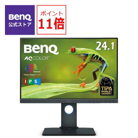 【BenQ公式店】BenQ ベンキュー カラー マネジメント モニター ディスプレイ SW240 24.1インチ / 1920 x1200 / IPS / 16:10 / AdobeRGB 99% / DCI-P3 95% / キャリブレーション対応 / AdobeRGB / 写真編集用 / 3年保証