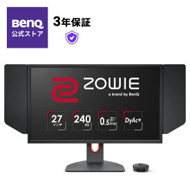 【BenQ公式店】BenQ ベンキュー ZOWIE XL2746K ゲーミング モニター （ TN / FullHD / 27型 / 240Hz / 0.5ms / XL Setting to Share / DyAc+ / Black eQualizer / FreeSync / Color Vibrance / らくらく高さ調整 ）