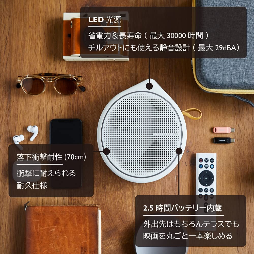 楽天市場】【BenQ公式店】BenQ ベンキュー LED モバイルプロジェクター