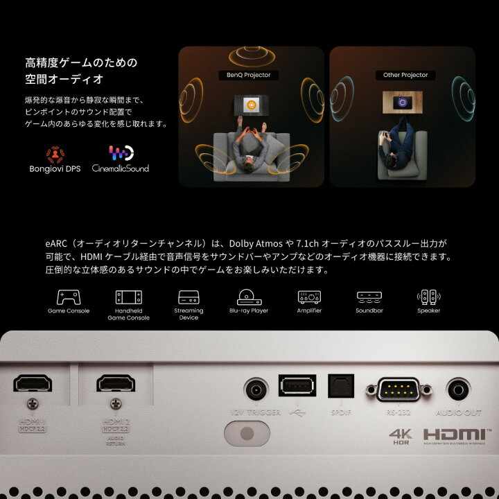楽天市場】【BenQ公式店】BenQ ベンキュー X3100i ハイエンド 