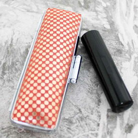 【100円クーポン中】【訳あり】印面サイズ 14.5mm【即日発送 即日無料】平日11時30分までのご注文分 実印 銀行印 アタリ付き 黒水牛 印鑑 作成 まるまる レッド 印鑑ケース ケース付き 印鑑セット 送料無料 はんこ 印鑑 ケース付きセット 女性 即日出荷 当日出荷