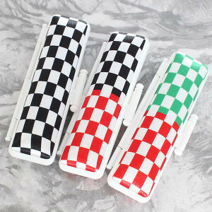 【クーポン発行中】 印鑑ケース はんこケース ホワイトフレーム 大市松紋 ケース 全3柄 10.5mm 〜 12mm ケースの中が汚れないタイプ かわいい 印鑑収納 朱肉付き ハンコケース 印鑑 ケース プレ