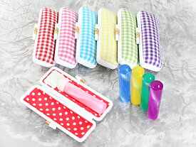 【100円クーポン中】印鑑 はんこセット レインボー印鑑 ケース付き 13.5mm アタリ付き 銀行印 実印 全6色 ギンガムチェック 印鑑ケース ケース付きセット かわいい 朱肉付き 旧字 特殊文字 作成 OK おしゃれ 女性 プレゼントやギフト 成人祝い【送料無料】