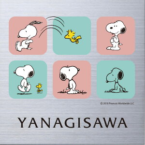 ˌ \D Xk[s[ PEANUTS SNOOPY SIGN \D @\和pTCY XeX NSPMPSS-S7-27(F ) [}Ftbc 130×130×2mm 270g
