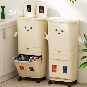 ゴミ箱 ワンタッチ開閉 抗菌3段 分別 スリム 蓋付き ゴミ箱 分別 3段 縦型 大容量 ふた付き キャスター スリム 分別ゴミ箱 ごみ箱 キッ