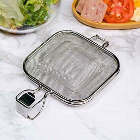 即納 ホットサンドメーカー グリル オーブントースター 用 ステンレス 約26*16（cm）/10.2*6.3(in) なみ型 メッシュ お手入れ 簡単