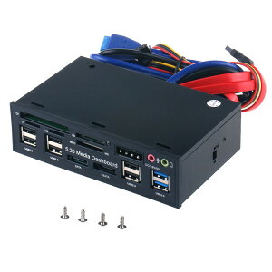 ���@�\ USB 3.0 �n�u ESATA SATA �|�[�g�����J�[�h���[�_�[ PC ���f�B�A�t�����g�p�l���I�[�f�B�I SD MS CF TF M2 MMC �������J�[�h�p