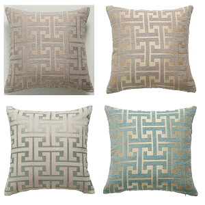 �N�b�V�����J�o�[ 45×45cm �V�F�j�[�����n �􉽊w�͗l �� ������� �_�炩���k�� ���� �s��