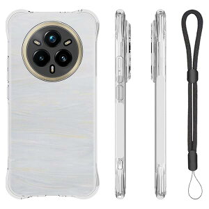 For OPPO Realme 14 Pro+ �P�[�XTPU�� �\�t�g ���^�y�� �����h�~ �Ռ��z �������h�~ ���o���Ղ� O